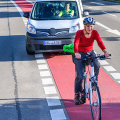 Radfahren in der Stadt