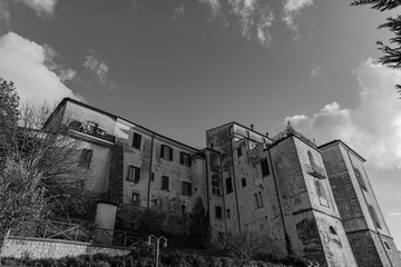 Glimpses of the historic center of Isernia, capital of the homonymous province of Molise, a...