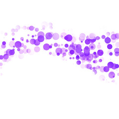 Bubbles Circle Dots Unique Purple Bright Vector Background