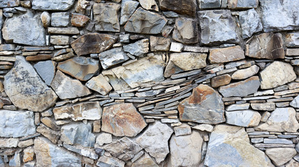 The texture of the stone wall. Old castle stone wall texture background. Stone wall as a background or texture. Part of a stone wall, for background or texture. pattern gray color modern style design
