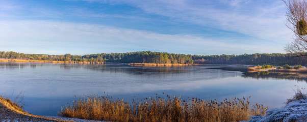 Brandenburg, Barnim, Ruhlsdorf, Bernsteinsee - Panorama