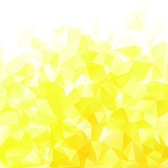 Yellow Polygonal Mosaic Background, Creative Design Templates