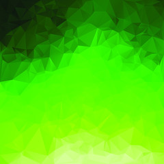 Green Polygonal Mosaic Background, Creative Design Templates