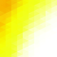 Yellow Polygonal Mosaic Background, Creative Design Templates