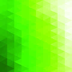 Green Polygonal Mosaic Background, Creative Design Templates