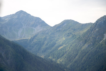 Mountain and landscape in Switzerland