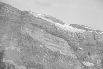 Mountain and landscape in Switzerland