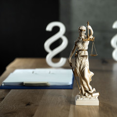 Themis Statue Justice Scales Law Lawyer Concept