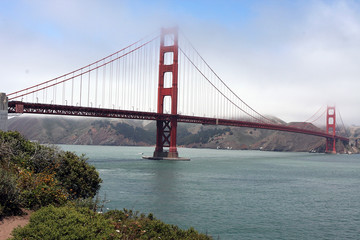 Fototapeta na wymiar Golden Gate Bridge, San Francisco, Bay Area, USA