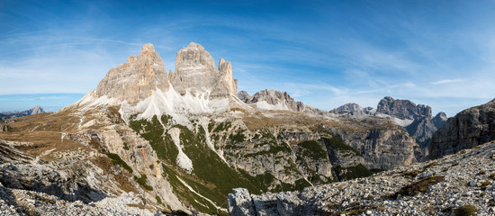 Beautiful landscape of mountains during autumn