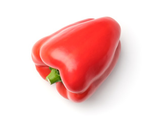 Red pepper isolated on a white