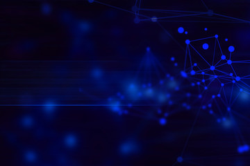 Obraz premium network social online, background 3d illustration rendering, machine deep learning, data cloud storage digital, science neuron, plexus cell brain, futuristic connecting, technology system