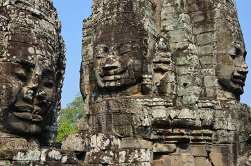 Viele Gesichter: Bayon, Angkor