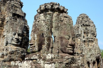 Viele Gesichter: Bayon, Angkor