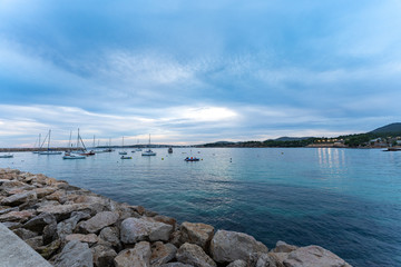 Hafen in Puerto Portals, Mallorca, Spanien