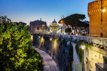 Vatican at twilight