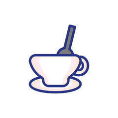 coffee cup drink with spoon