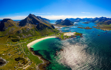 Strand Lofoten archipel eilanden strand
