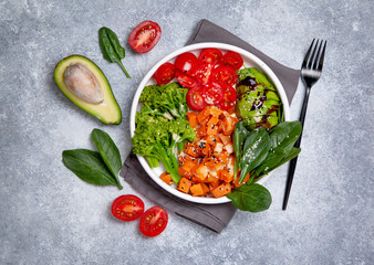 healthy vegan bowl.