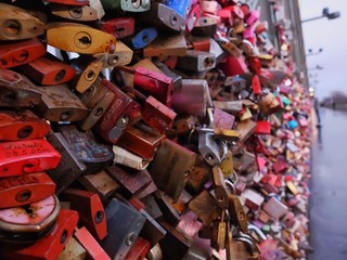 Hohenzollern Bridge in Cologne, Germany