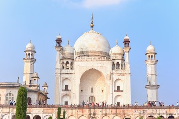 Fototapeta na wymiar Bibi Ka Maqbara or Mini Taj Mahal in Aurangabad, India