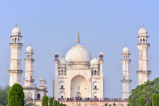 Bibi Ka Maqbara or Tomb of the Lady in Aurangabad, India