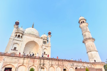 Fototapeta na wymiar Bibi Ka Maqbara, Beautiful Mausoleum in Aurangabad City