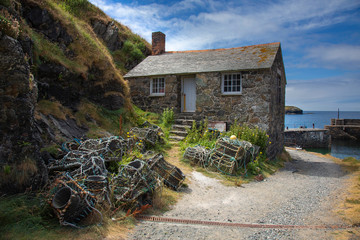 Fisherman's cottage at Mullion Cove, Cornwall