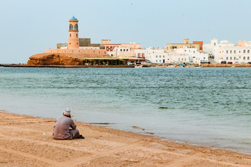Ayjah harbour in Sur, Oman