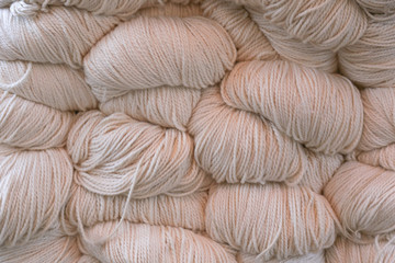 Madejas de lana, textura