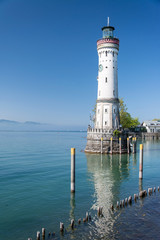 Leuchtturm von Lindau, Bayern, Deutschland