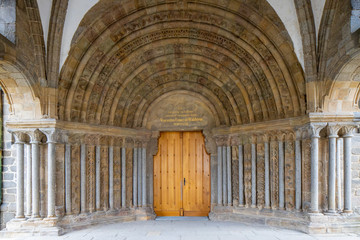 Gothic basilica Saint Procopius in Trebic, UNESCO site