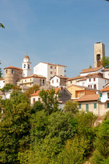 historical town of Cremolino, Piemonte, Italy