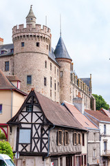Fototapeta na wymiar Chateau de Lapalisse in France