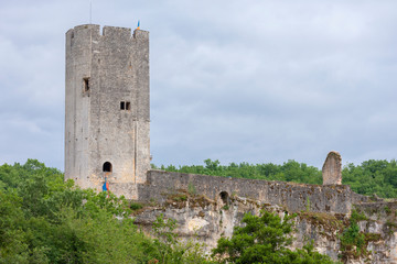 Castle Gavaudun in Lot-et-Garonne, Aquitaine, France