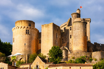 Bonaguil Castle in Lot et Garonne, France