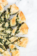 Sunflower Spinach Puff Pastry Tart