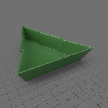 Christmas tree shaped bowl
