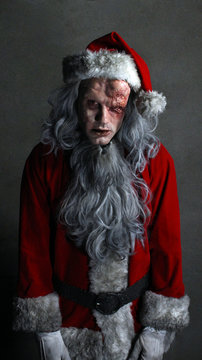 Creepy clearance santa costume