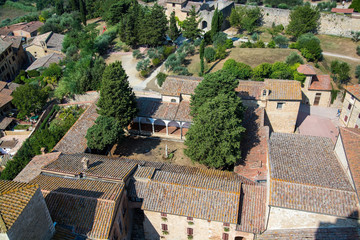 San Gimignano, Toskana, Italien