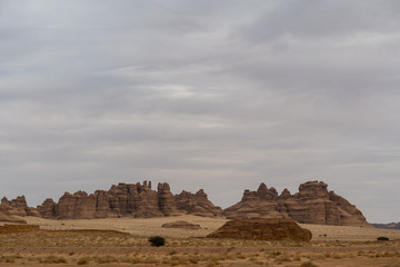 Mada'in Saleh (Al-Ḥijr & Hegra) archaeological site near Al Ula, Saudi Arabia