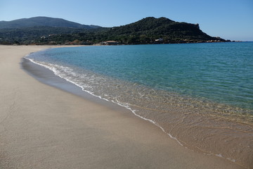 La plage de Portigliolo, Propriano en Corse