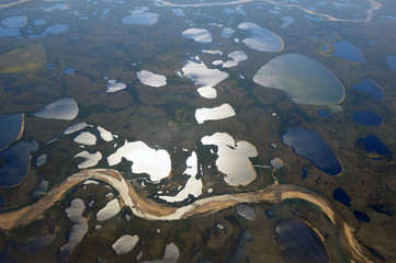 View of the Chukchi Tundra from a height