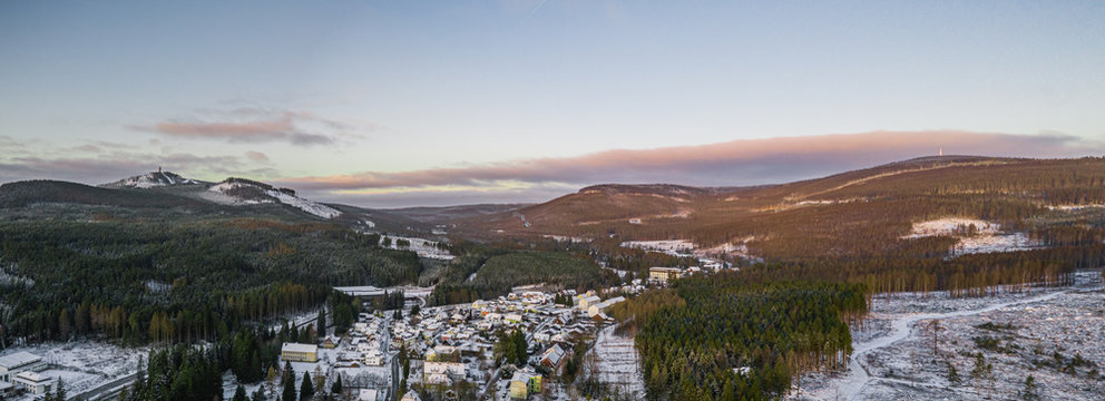 Schierke im Harz am Brocken im Winter