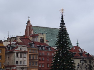 Obraz premium Warsaw in December 2019