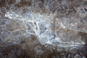 Top View Cracked Ice Texture