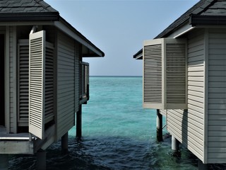 Fototapeta na wymiar Urlaub auf den Malediven