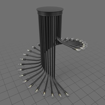 Modern staircase light