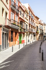Fototapeta premium Typical old buildings in Seville, Spain