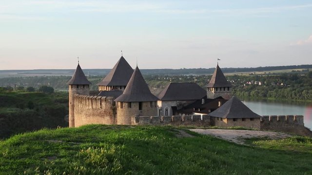 Khotyn Fortress - a fortification complex located on the right bank of the Dniester River in Khotyn, Chernivtsi Oblast of western Ukraine.